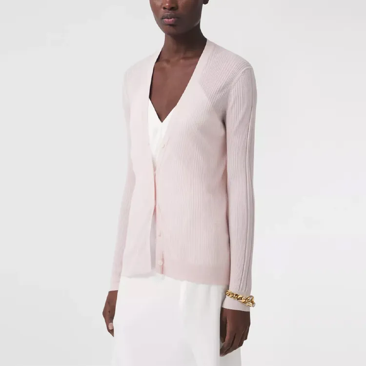 Burberry Cashmere Sweaters Women's Pink-2