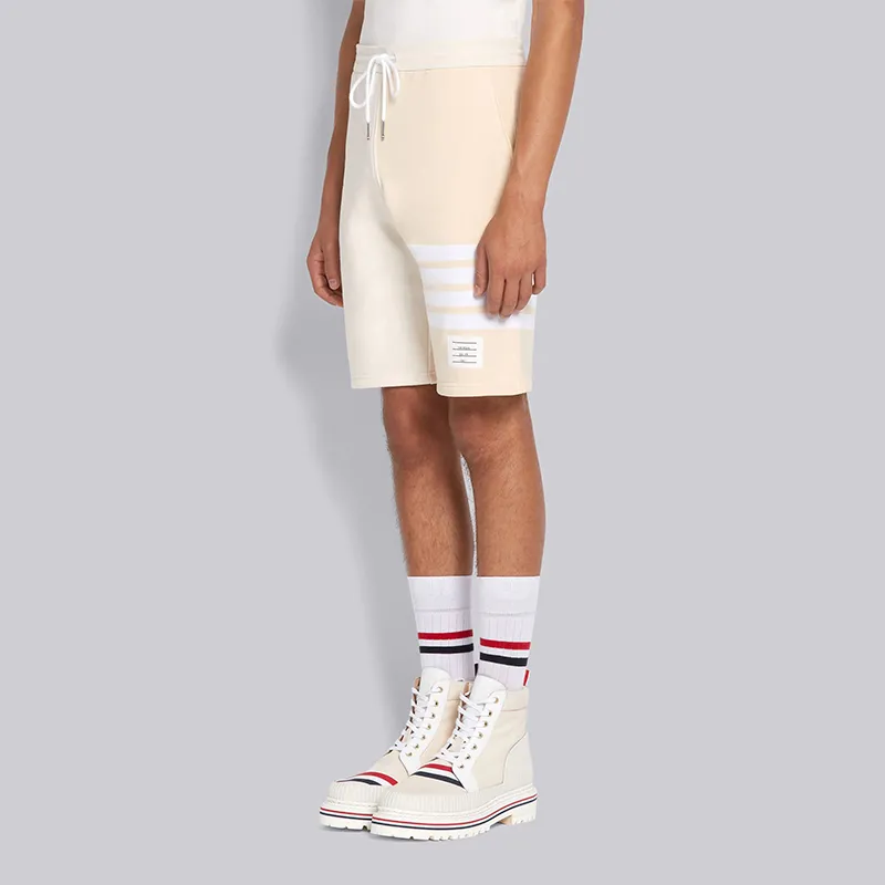 THOM BROWNE Sports Shorts Men Yellow-4
