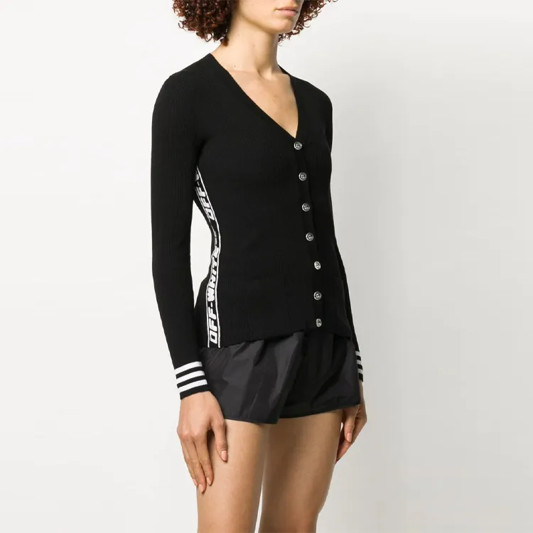 OFF WHITE Slim Fit Knitwear Women's Black-2