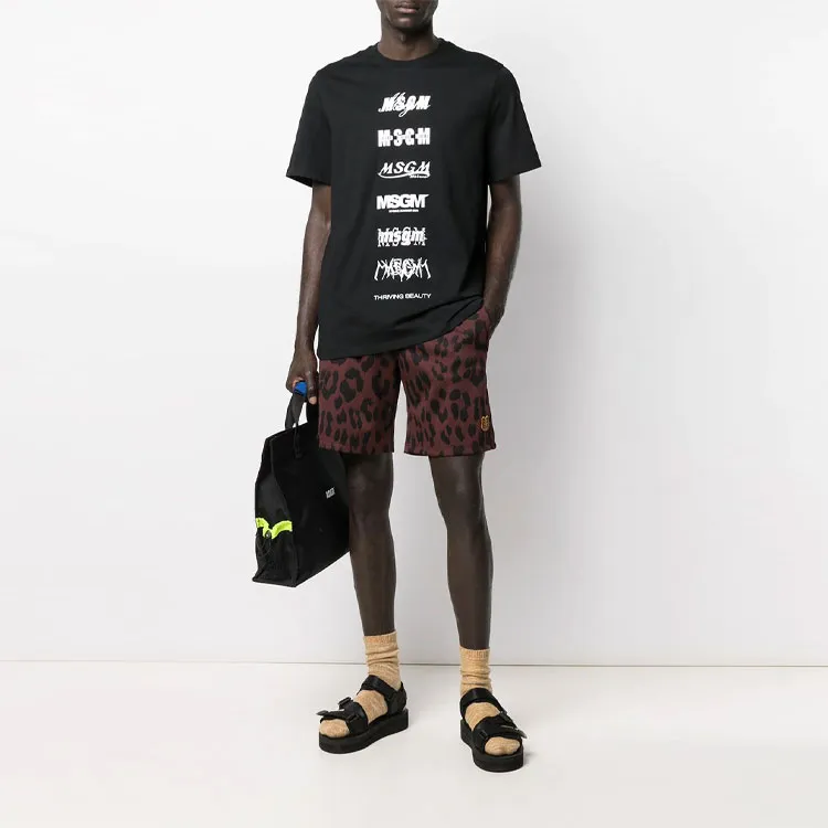 MSGM T Shirts Men Black-2
