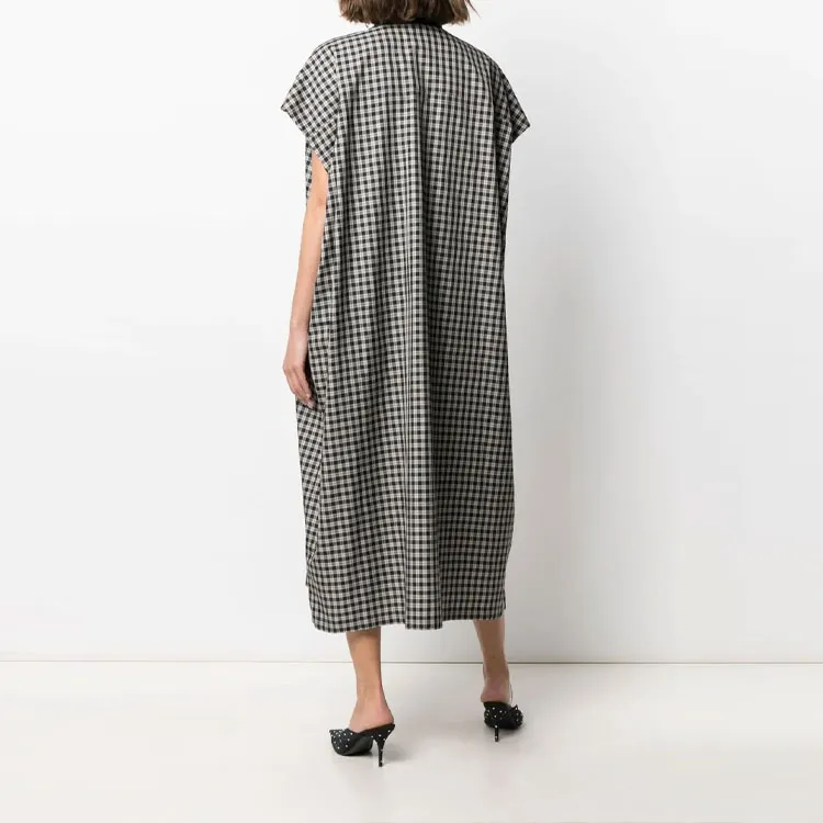 Balenciaga SS21 Short-Sleeved Dresses Regular Fit Women's Black-2