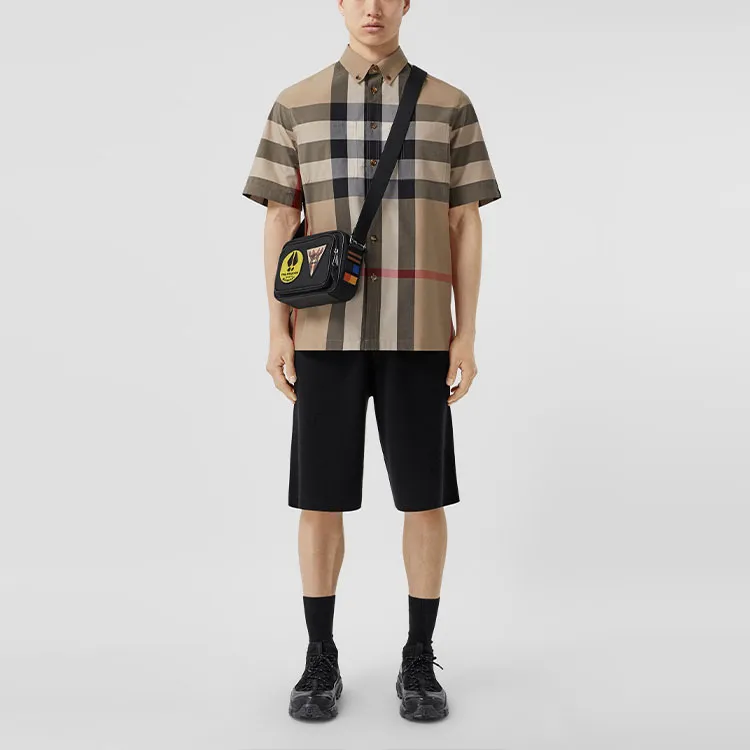 Burberry Thames Large Check Short Sleeve Shirt-3