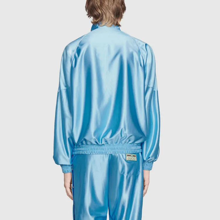 GUCCI Shiny Jersey Sweatshirt With Web-3