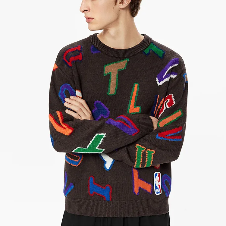 LOUIS VUITTON X Nba Letters Crewneck-3
