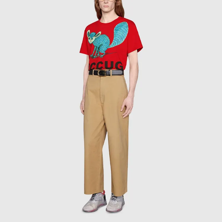 GUCCI T Shirts Men Red-3