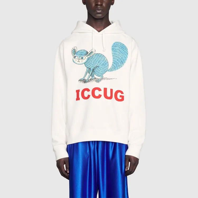 GUCCI Sweatshirt With Iccug Animal Print By Freya Hartas-2