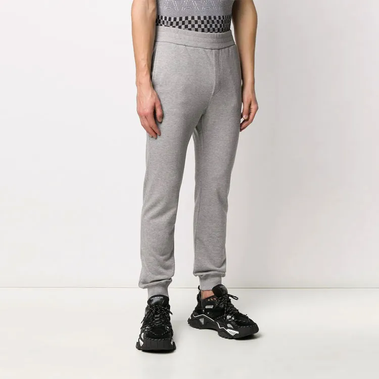 VERSACE Knitted Sweatpants Men Gray-3