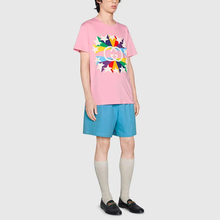 GUCCI T Shirts Men Pink-4
