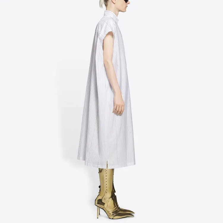 Balenciaga FW21 Sleeveless Dress Women's White-4