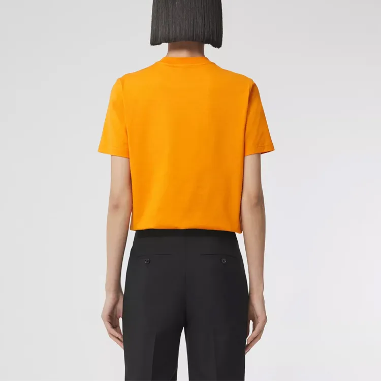 Burberry T Shirt Women's Orange-3
