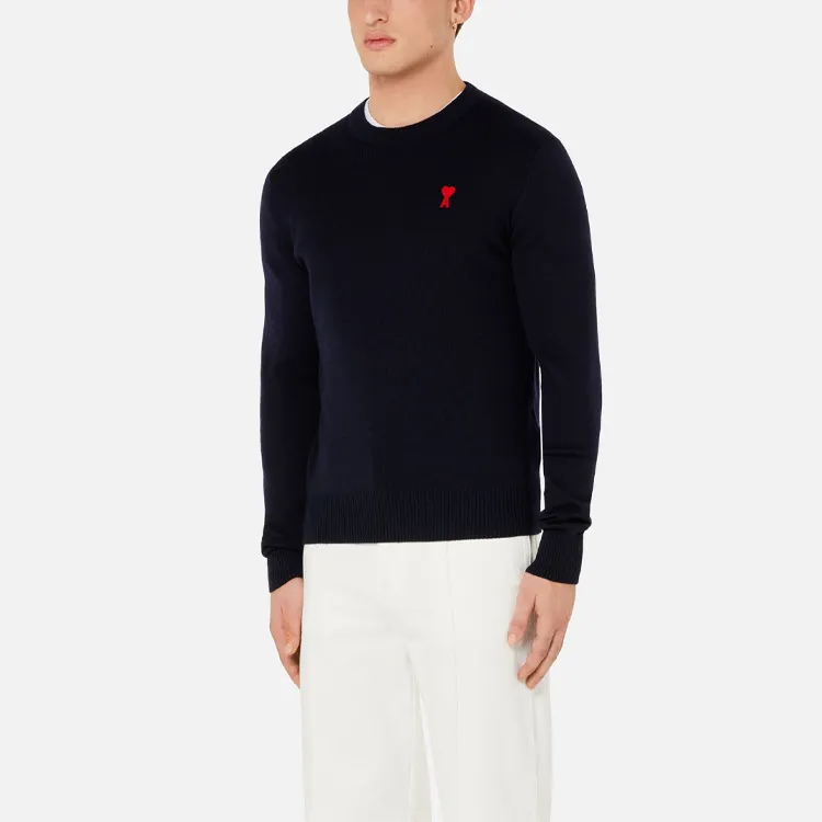 AMIPARIS FW21 Sweater Men's Marine Blue-3