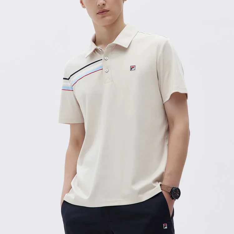 FILA Polo Shirts Men Moonlight Gray-3