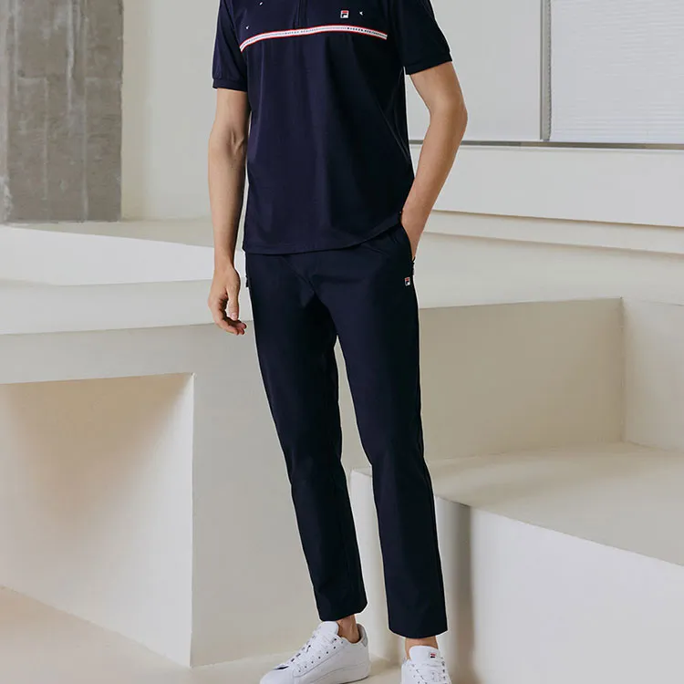 FILA Casual Pants Men Legend Blue-2