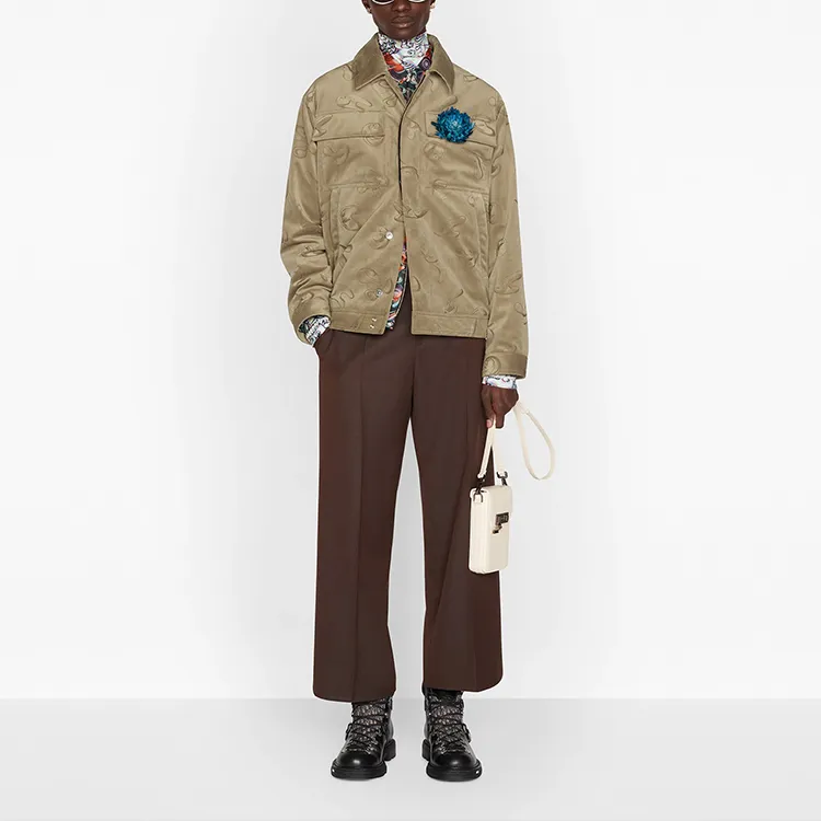 DIOR x KENNY SCHARF Dior Quarterly New Products FW21 Jackets Coats Men's Beige-2