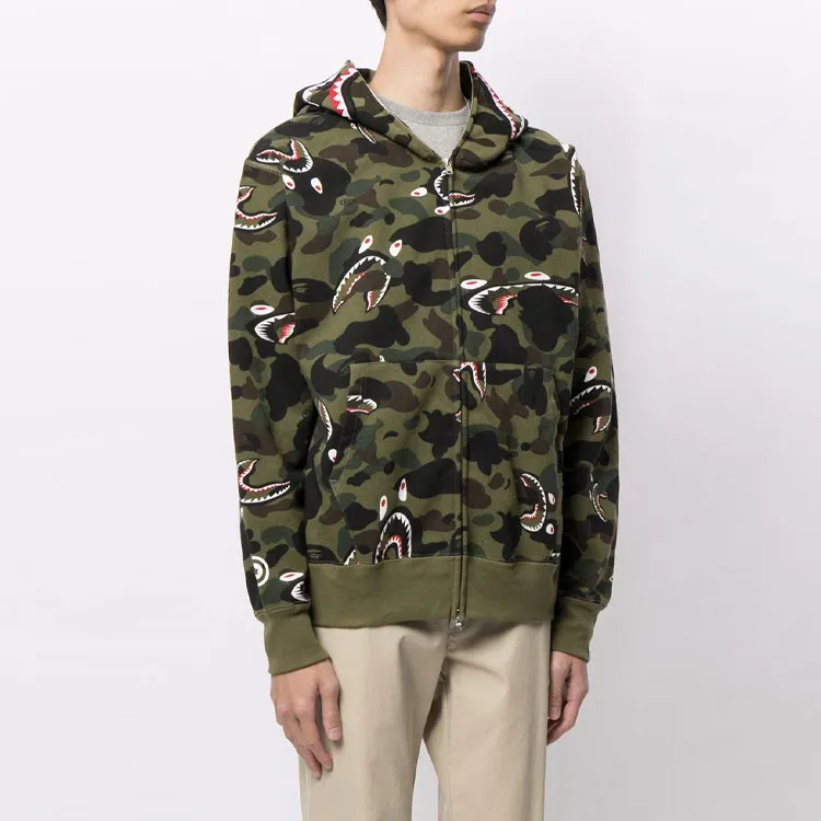 Bape Shark 1St Camo Shark Full Zip Hoodie SS23-3