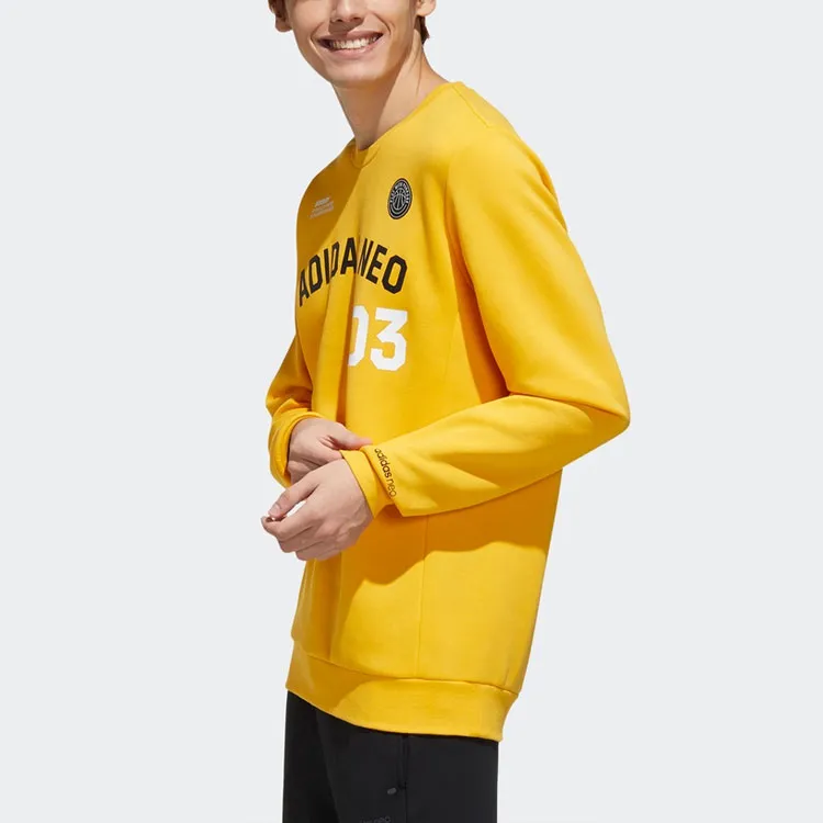 Adidas Neo Sweatshirts Men Yellow-6