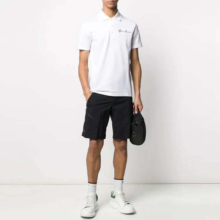 VERSACE Polo Shirts Men White-1