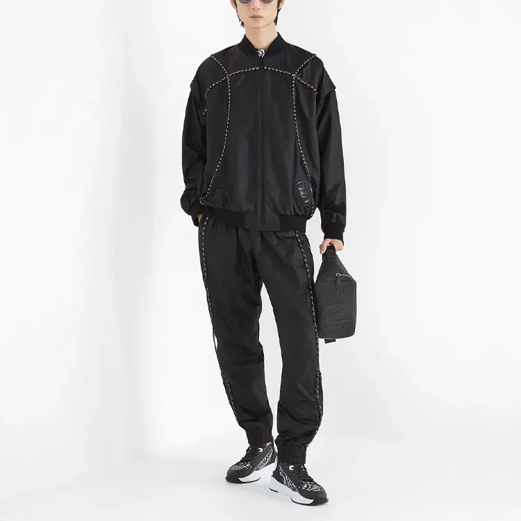 FENDI Removable-sleeves Bomber Jacket-3