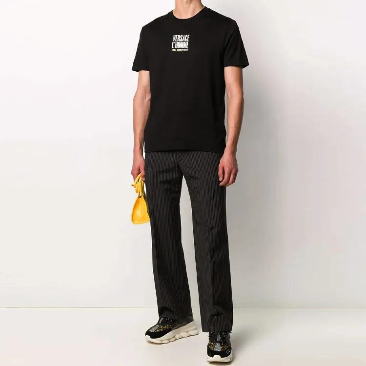 VERSACE T Shirts Men Black-1