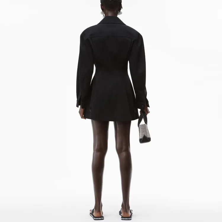 Alexander Wang Long Sleeved Dresses Women's Black-2