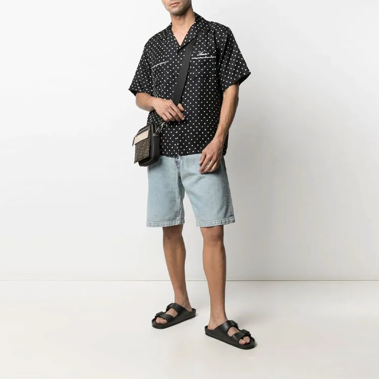 AMIRI Pajama Silk Polka Dot Shirt-2