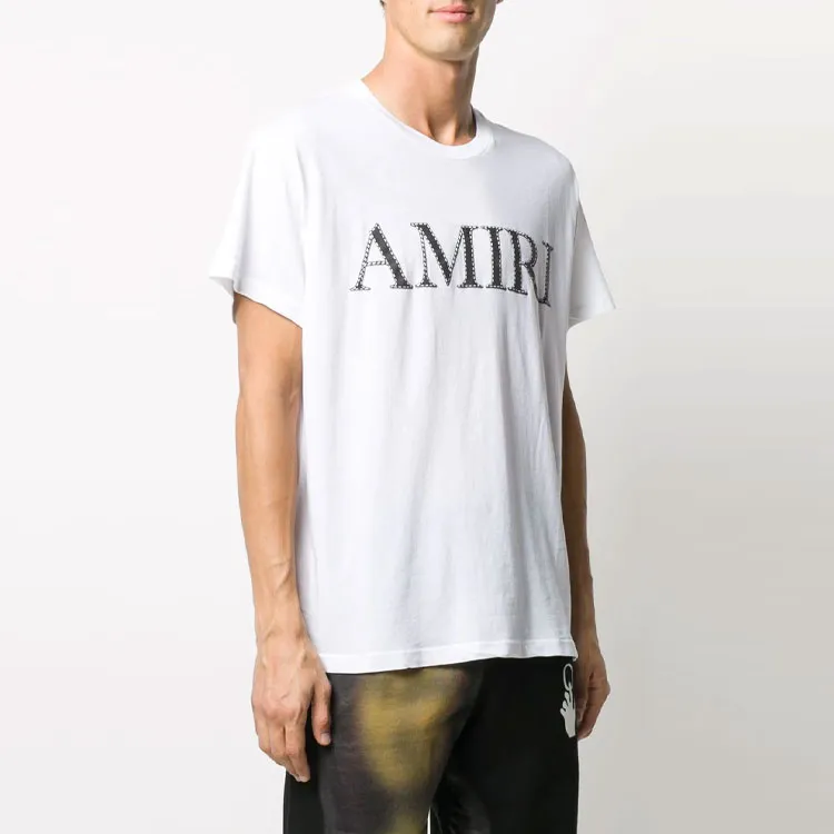 AMIRI Logo Printed Crewneck T Shirt-1