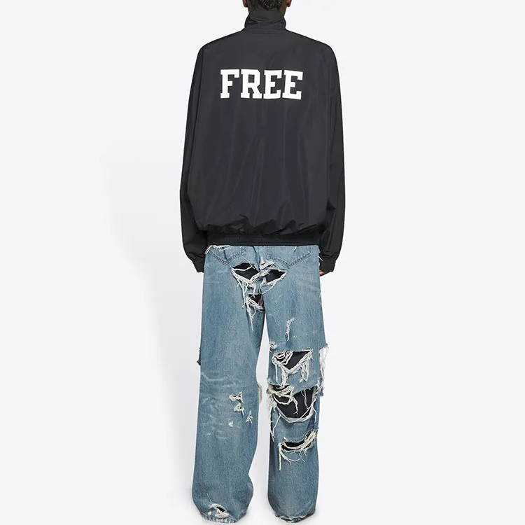 Balenciaga Jackets Coats Regular Fit Unisex Black-3