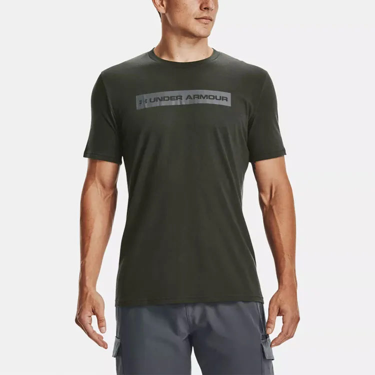 Under Armour Straight T Shirt Men's Baroque Green-3