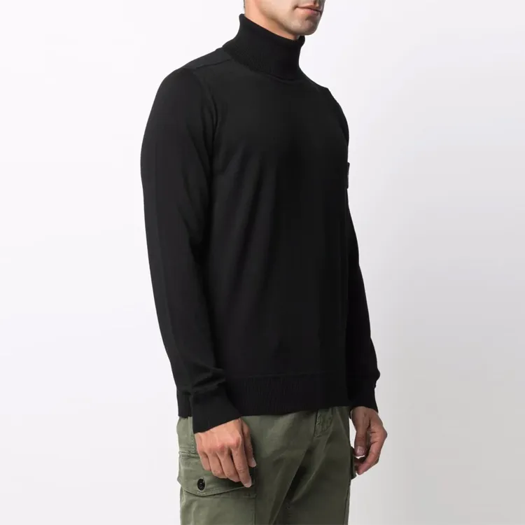 STONE ISLAND Roll neck Wool Jumper-2