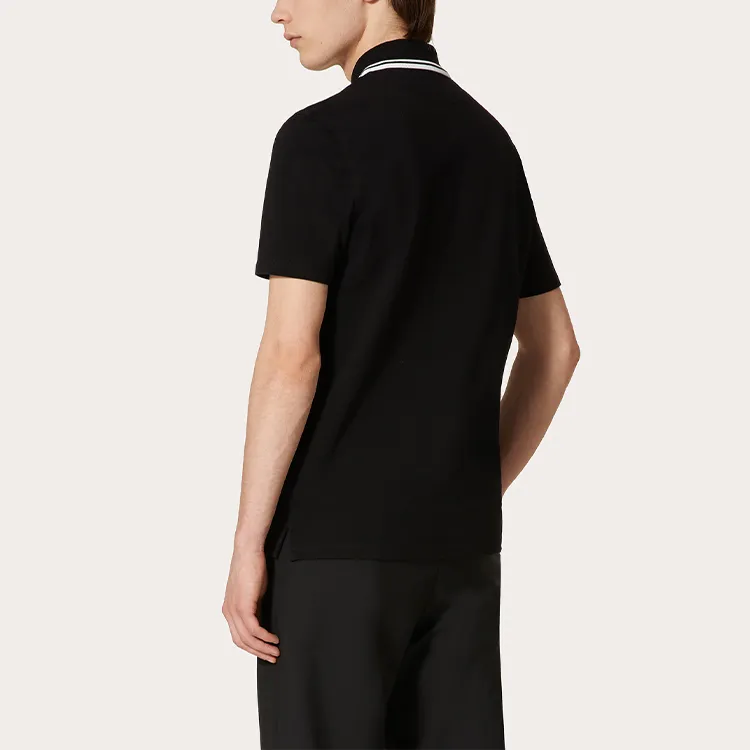 Valentino Polo Shirts Men Black-3