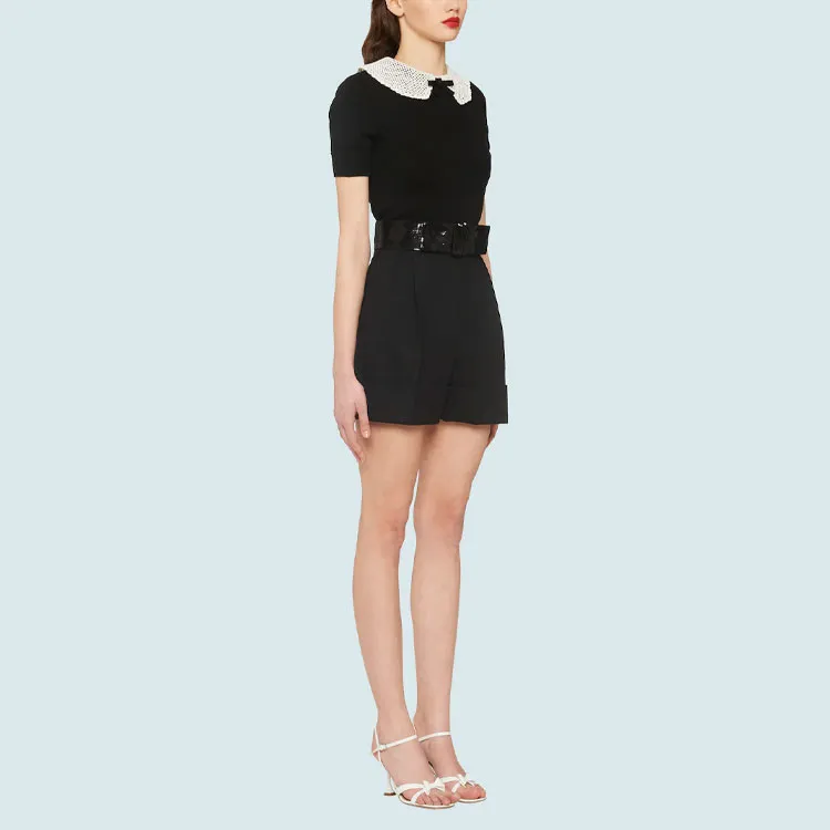 MIU MIU FW21 Casual Shorts Women's Black-3