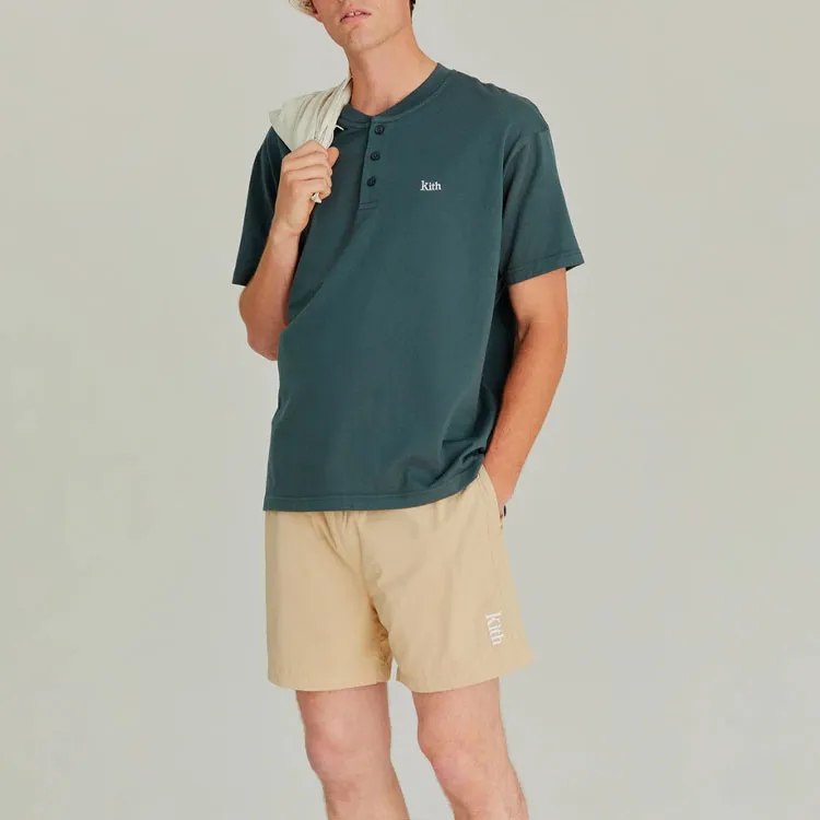 KITH Seersucker Pearson Henley Pullover-2
