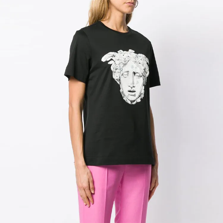 VERSACE T Shirts Women's Black-3