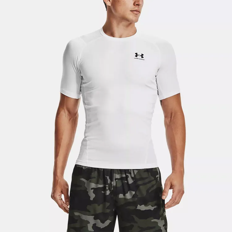 Under Armour HeatGear T Shirt Men's White-4