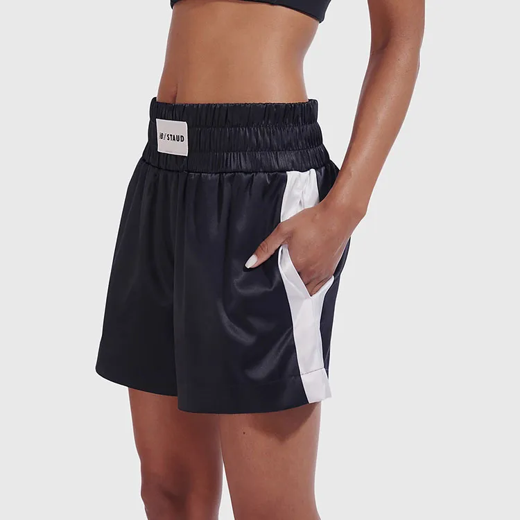 Staud X New Balance STAUD BOX Casual Shorts Women's Black-3