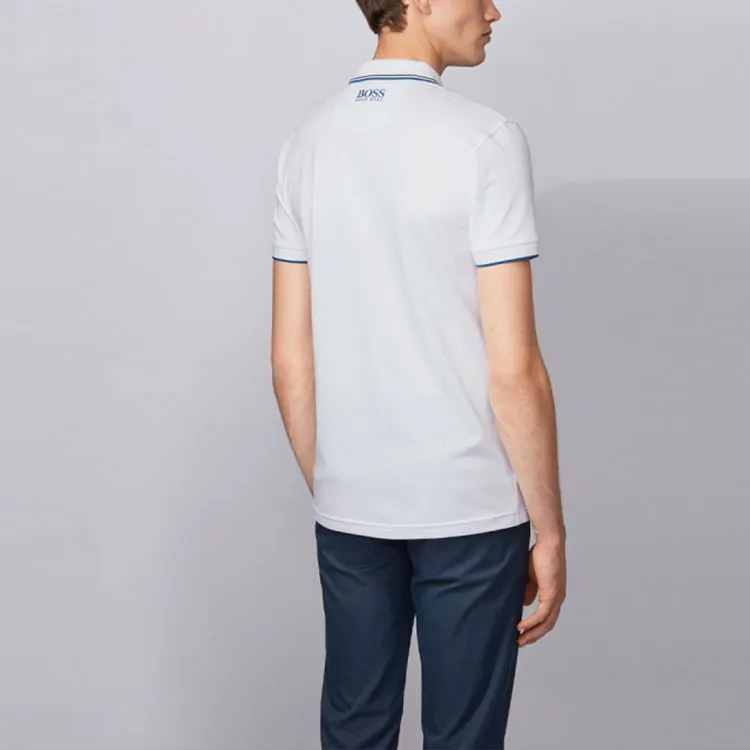 HUGO BOSS Polo Shirts Men White-2