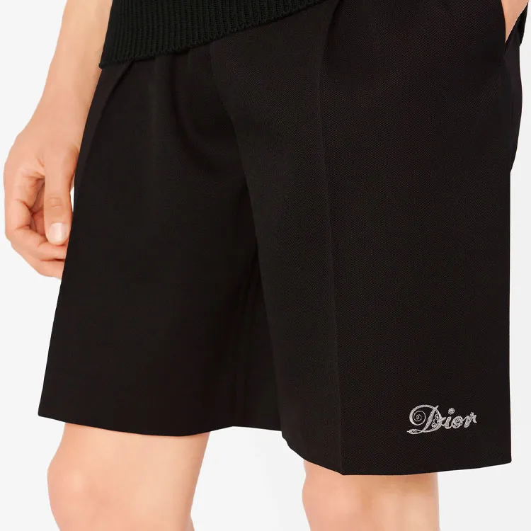 DIOR Quarterly New Products Casual Shorts Men Black-4