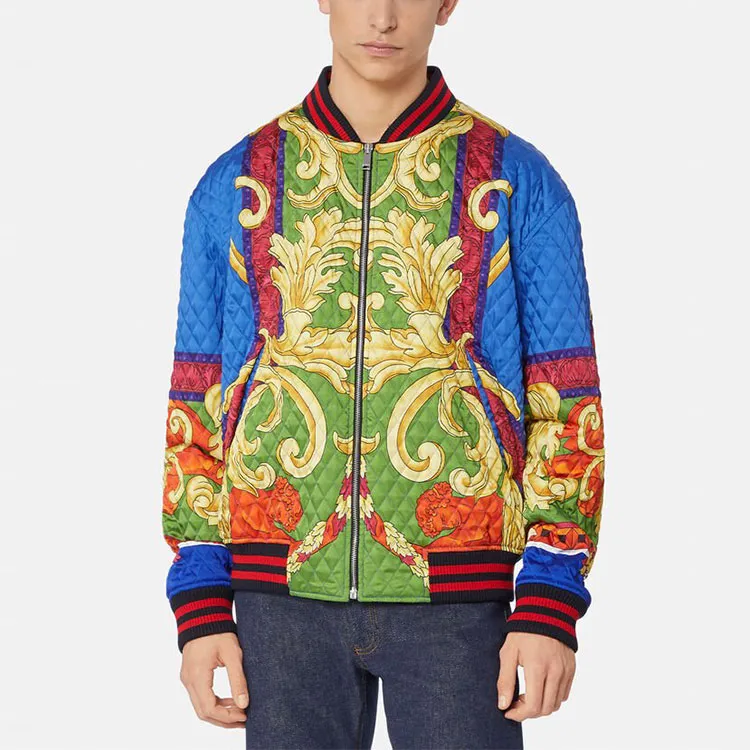 VERSACE Jackets Men Blue-2