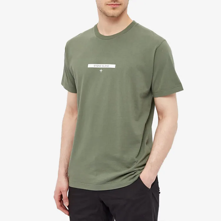 STONE ISLAND T Shirts Men Green-2