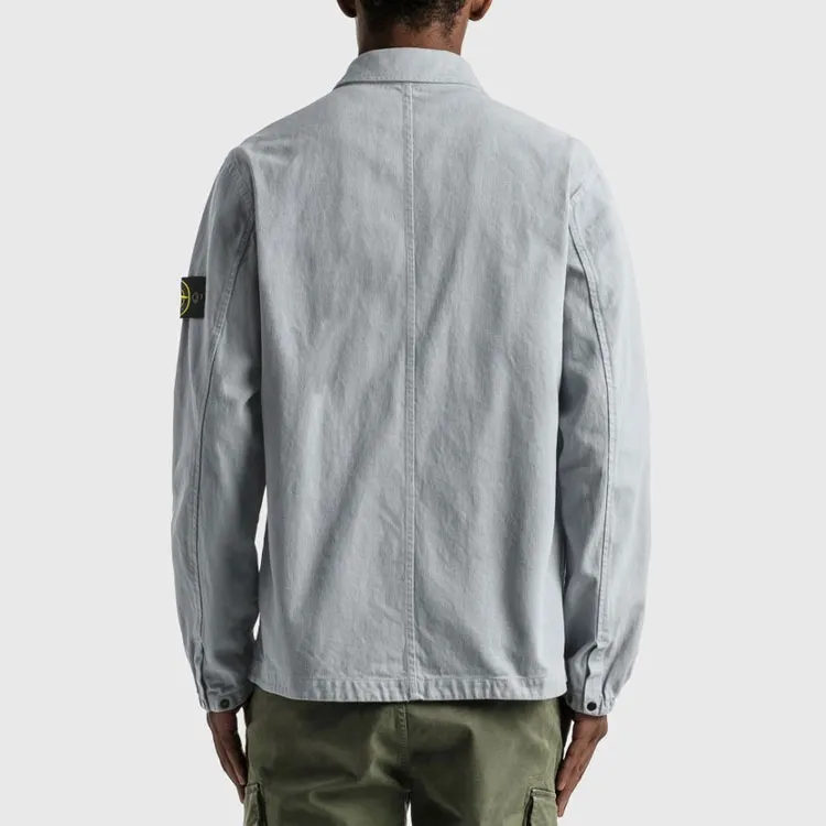 STONE ISLAND Jacket Fall Men's Pearl Gray-4