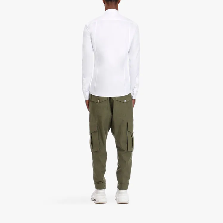 BALMAIN Cargo Pants Men Khaki-3