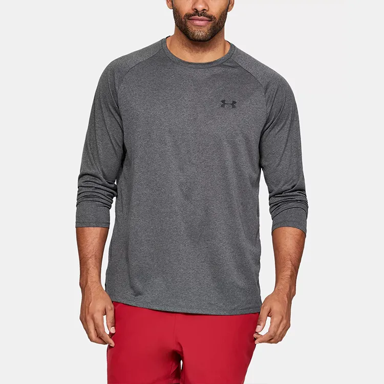 Under Armour Tech T Shirts Men Carbon Gray-3
