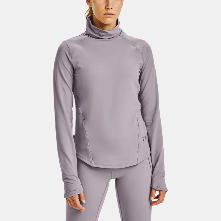 Under Armour Raglan Sleeve T Shirt Women's Purple-2