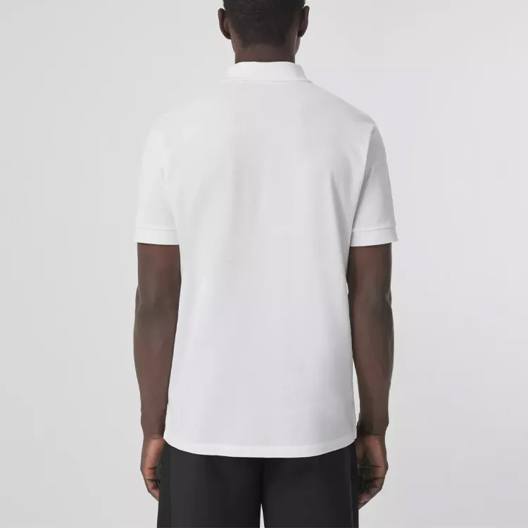 Burberry Monogram embroidered Polo Shirt-3