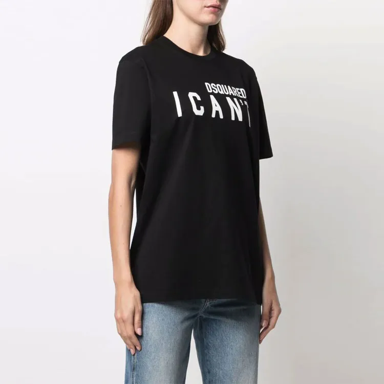 DSQUARED 2 Slogan print T shirt-5