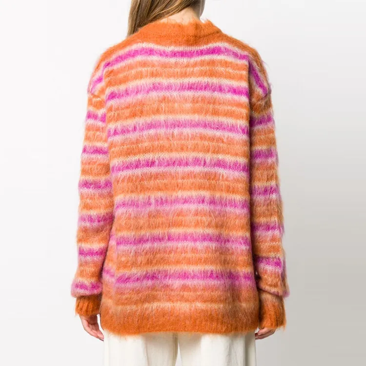 MARNI SS21 Loose Fit Sweater Women's Orange-3