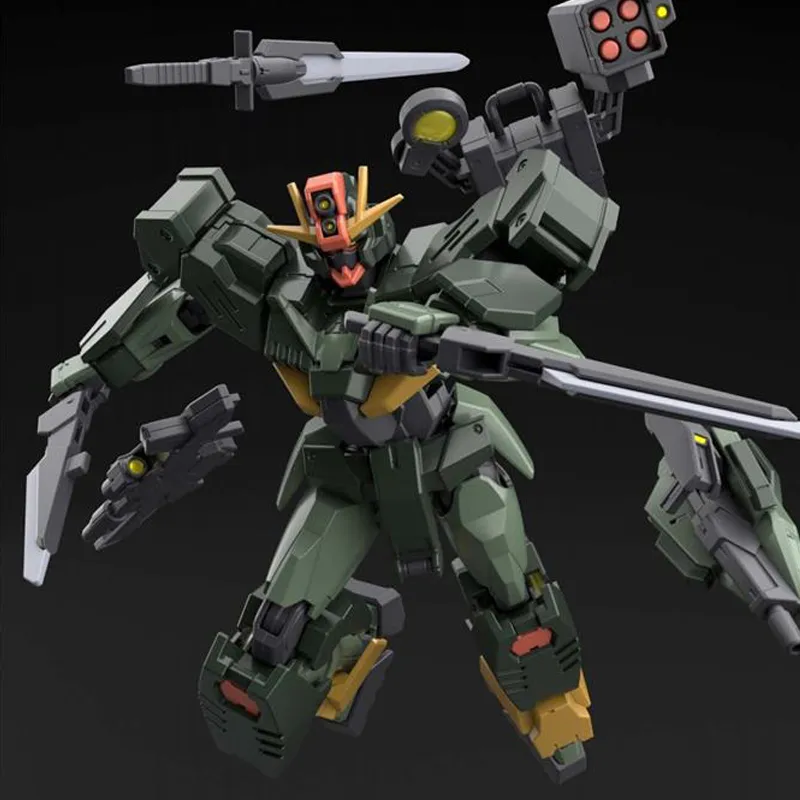 BANDAI Hg 1/144 Scale Gundam 00 Command QanT Model Kit Green-3
