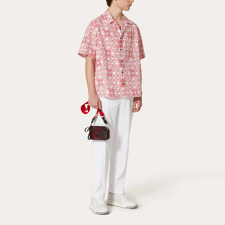 Valentino Shirts Men Red-3