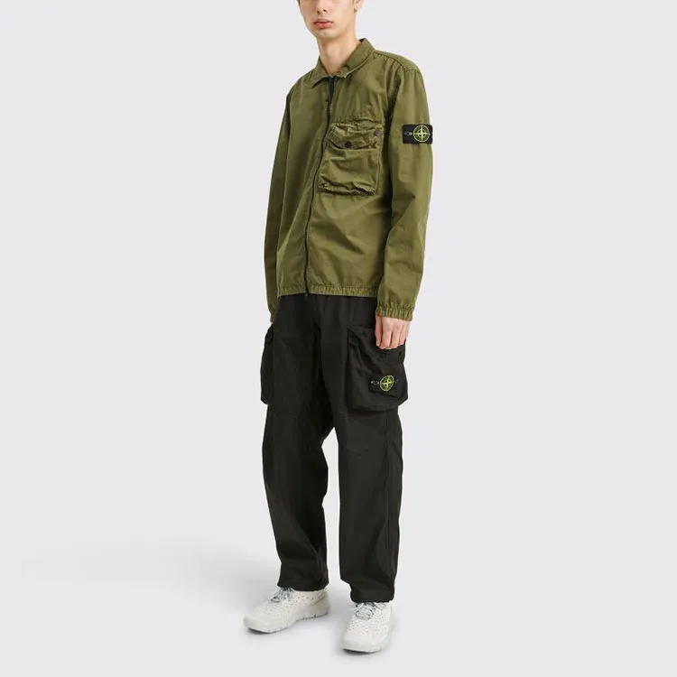 STONE ISLAND SS21 Casual Pants Men's Black-2
