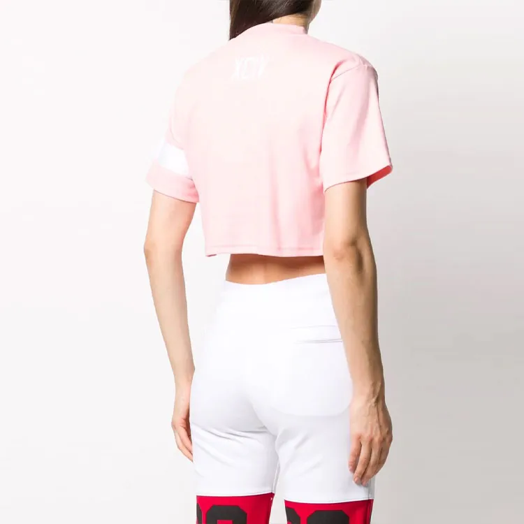 GCDS Crop Tops Women's Pink-2